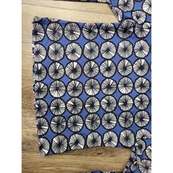 Marimekko for Target Youth Girls Size L Blue Print Rash Guard Sun Shirt Swim UPF - Picture 7 of 8